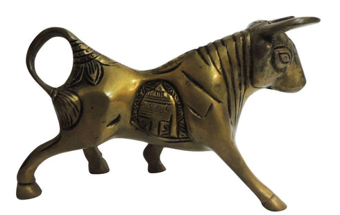 Brass Bull Statue 0.77kg